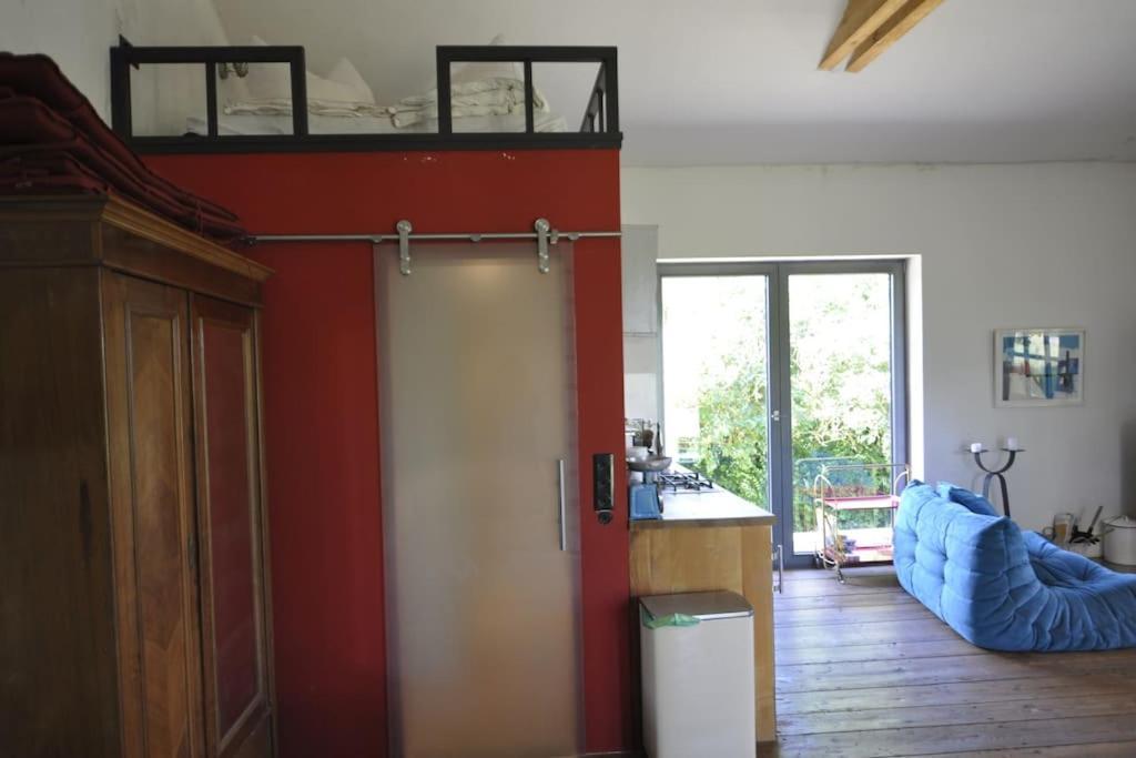 Schwarz Romantisches Studio Am Waldesrand Mit Gartensauna מראה חיצוני תמונה