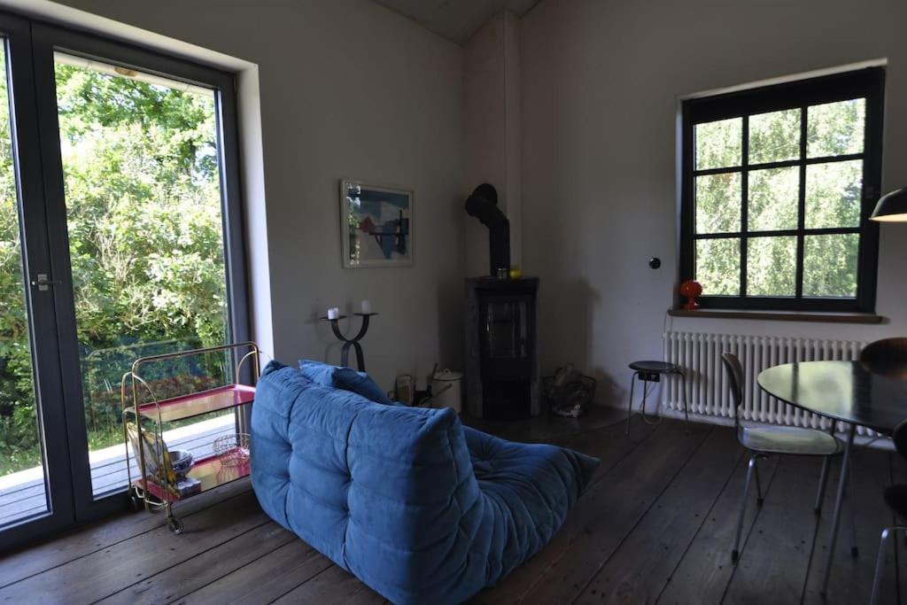 Schwarz Romantisches Studio Am Waldesrand Mit Gartensauna מראה חיצוני תמונה